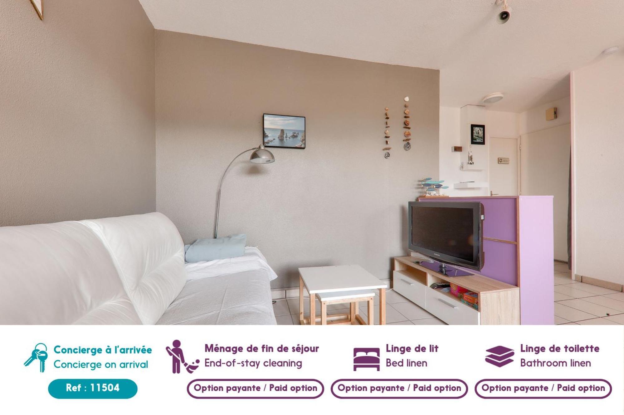 Appartement Pour 6 - 400 Plage Du Fogeo Арзон Екстериор снимка